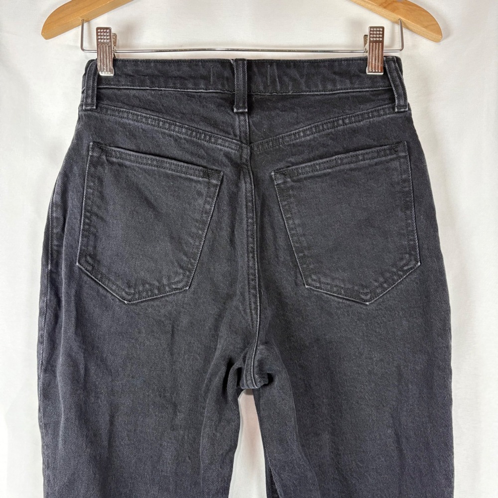 Abercrombie & Fitch Curve Love Vintage Flare High Rise Black Jeans 27 4XS - Picture 7 of 8